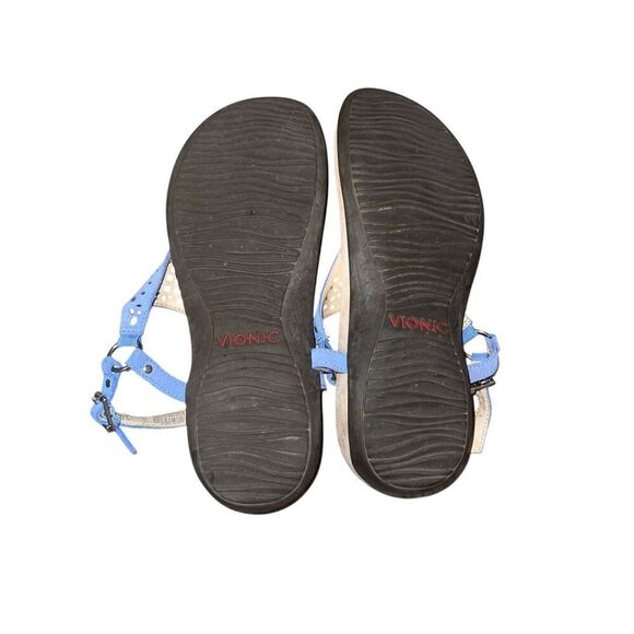 ✨VIONIC KIRRA SUEDE PERIWINKLE SZ 7 SANDALS✨ - Picture 6 of 8